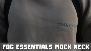 Fear Of God Essentials Mock Neck Sweater Review - Highly underrated FOG piece!