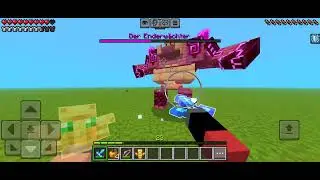 Boss fight with Ender Guardian.L'Ender Cataclysm addon+actions and stuff.Bedrock edition addon.