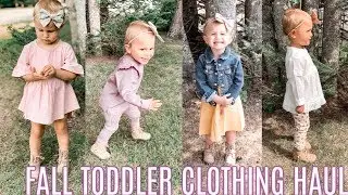 FALL TODDLER GIRL CLOTHING HAUL 2019| Tres Chic Mama