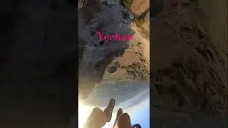 #speedflying the 8m r3x down The Y #paragliding #pov #gopro