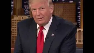 джимми фэллон взслохматил дональда трампа. русская озвучка