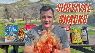 Which Snack Makes The Best Fire Starter? Survival Snacks!