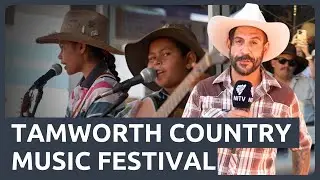 Big hats, cowboy boots and double denim: Country music lovers descend on Tamworth