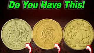 TOP 6 Rare Elizabeth Coins Worth Big Money 💰 | Australia $1 & UK £1 (1984–1999)