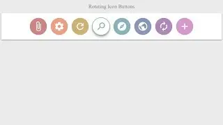 Rotating Icons On Hover Effect Very Beautiful Icons With Only HTML and CSS For Web Designing