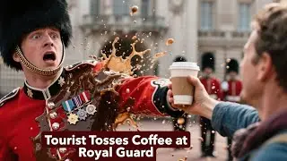 Tourist Throws Coffee at Royal Guard — “Prank” Turns Into Disaster | Emotional Stories