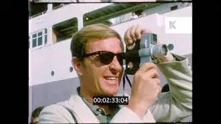 1960s Italian Cruise Liner, Holiday, Passengers, 16mm