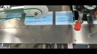 Automatic flat disposal mask production machine and bag packaging machine