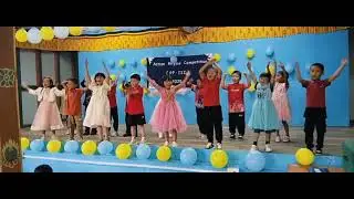 Five little fingers, Class I A,  Action Rhyme Competition. (2025)