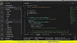 4. Flutter File Structure Tutorial | Flutter for Beginners #4