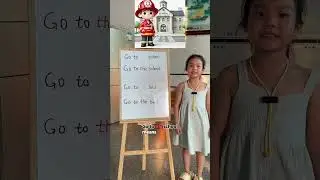 Go to (the) school #englishfuns #yutian #EnglishLearning #LearnEnglish #ESL #TEFL #TESOL #Vocabulary