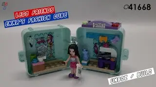 LEGO Friends 41668 Emma's Fashion Cube - 2021 Collection - Speed Build - Compact Lego Builds