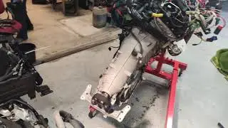 BMW 335i E91 N54 Engine and gearbox removal