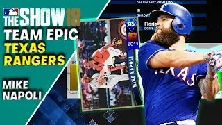 Rangers Team Epic Mike Napoli MLB The Show 18 Diamond Dynasty