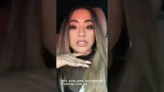 ally brooke listening to ariana grande&rsquo;s 7 rings in 2019 #allybrooke #arianagrande #7rings #5h