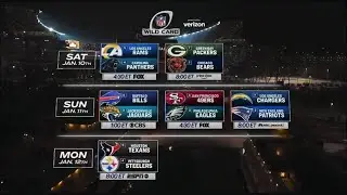 The NFL&rsquo;S Wild Card schedule (Mostly) 2025-26