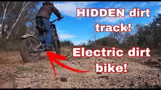 Riding on a HIDDEN dirt track on the Kuberg Ranger!
