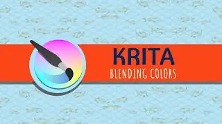 Krita: смешивание цветов