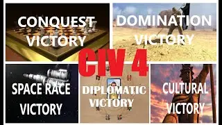 Civ 4 movie endings with DIPLOMATIC Victory ending