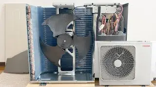 Fan startup/running TOSHIBA Air conditioner outdoor unit RAS-H406ADRH