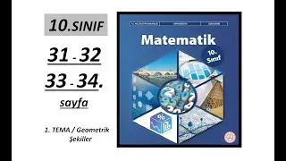 10. SINIF MATEMATİK  |  31 , 32 , 33 ve 34. SAYFA  |  GEOGEBRA  |  MEB YENİ MÜFREDAT  |