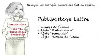 01 Publipostage Lettre