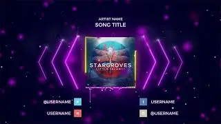 Audio Visualizer Template   Neon Music Reactor After Effects Template