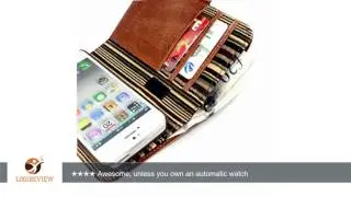 Alston Craig Genuine Vintage leather E-scape Tec wallet case cover (with RFID Blocking) for iPhone 6