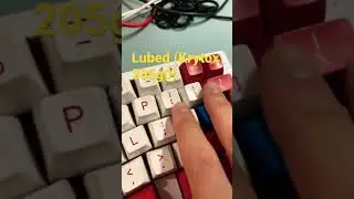 62g TKC Tangerine linear switches lubed vs stock on SA keycaps ai03 x PK Meridian (E-white)