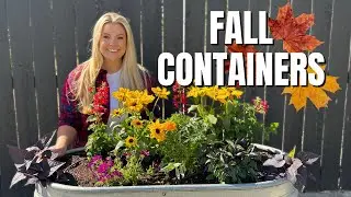 Planting Up the Stock Tanks for FALL! 🍁🍂🌻