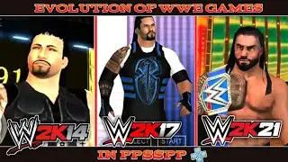 EVOLUTION OF WWE GAMES IN PPSSPP EMULATOR/PSP  ||  VERY BIG GRAPHICS CHANGE 😱😱😱 @Gamernafz .