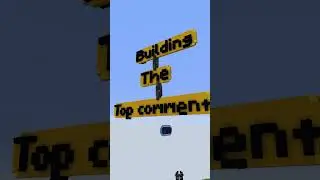 Day 13 of building the top comment #challenge #animation #loop #minecraft #building