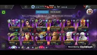 Mcoc.  Loto Rojo.  De Rompetronos a Parangon. 