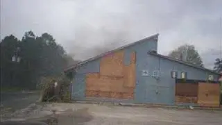 Burning Captain Larry's