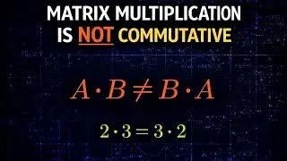 Visualizing Why Matrix Multiplication Is Not Commutative