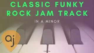 Classic Funky Rock Jam Track For Piano / Synth Play Along #alphajams