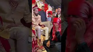 Dulhe ke Sath gone prank  Dulhan dar gai 😁 wait for end 😂 #shorts #weddingprank #dulhaprank  #funny
