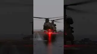CH-47F Chinook | Land in Rough Seas! #dcs #shorts