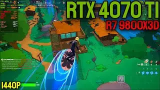 RTX 4070 Ti + R7 9800X3D - Fortnite: The Simpsons - 1440p - All Settings