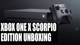 Xbox One X Project Scorpio Edition Unboxing