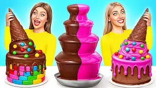 Шоколадный Фонтан Челлендж | Смешные Ситуации с Едой c Super Hyper DO