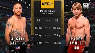 🔴 UFC 324: Джастин Гейтджи против Пэдди Пимблетта | Полный бой и лучшие моменты | Бой за титул в ...