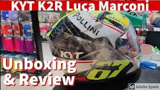 KYT K2 Rider Luca Marconi Replica UNBOXING & REVIEW | My New Helmet!