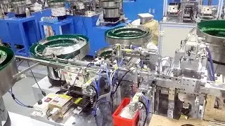 Key switch assembly machine connector assemble equipment assembly machine