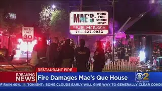 Fire Damages Mae's Que House Restaurant In Hazel Crest