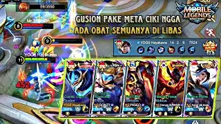 META TERHARAM KEMBALI LAGI, BEST GUSION COMBO SIAPAPUN LANGSUNG MATI | MOBILE LEGEND