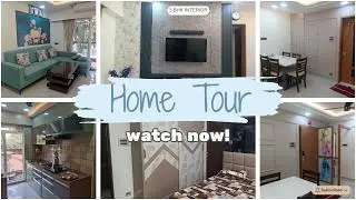 Home 🏠 Tour Looks | 3BHK | Kitchen design | Living , Bedroom , Mandir design | INTERIOR 