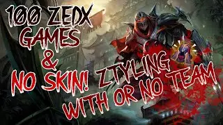 100 ZED GAMES/100 MATCHES-CLAZZIC ZED SPECIAL #12-QIYANA MATCH, BUT ASHE MENTAL IZZUES!