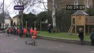 Damian Burke, Assault Course Challenge for Hampton Infants