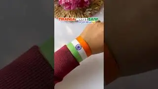 DIY tiranga wrist band🇮🇳||#tiranga #wristband #republicday #republicdaycraftideas #republicday2026